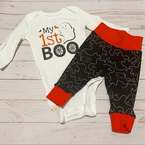 Babies First Halloween Outfit. Handmade. 0-3M